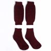 Wholesales-Royal Maroon Charming Folklore Socks - Image 3