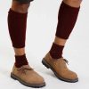 Wholesales-Royal Maroon Charming Folklore Socks - Image 2